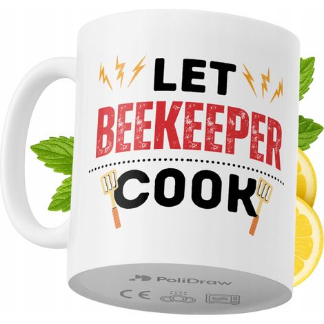 Lustige Tasse für Imker – Kaffee- oder Teetasse mit witzigem Textdesign – ideal für Geburtstage, Namenstage, Feiertage und besondere Anlässe. Hochwertige Tasse für Zuhause, Büro und Arbeit. Farbe: Wei