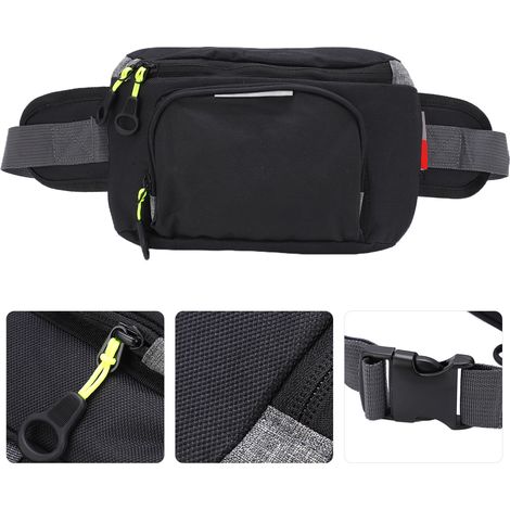 Sacoche de ceinture multifonction pour moto, idéale pour la course à pied, les voyages et la randonnée. (1/5)
