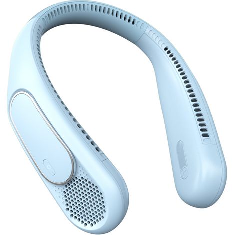 Nackenventilator, Hals Ventilator 6000mAh Akku, USB Tragbarer Ventilator Hals Hängend mit 3 Geschwindigkeiten, Freihändiger Nacken Ventilator für Männer, Frauen, Drinnen, Reisen, Draußen (1/4)