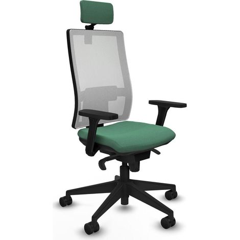Piqueras-y-crespo Modèle de chaise de bureau vert émeraude (1/3)