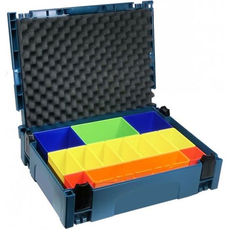 Makita MAKPAC 1 Organiser Coloured Container Stackable Tool Case Toolbox (1/4)