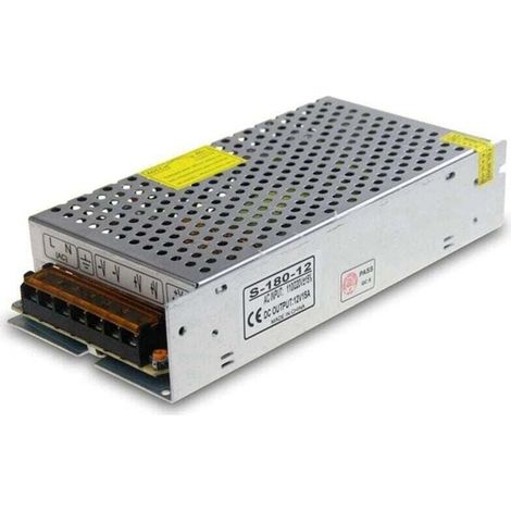 DC 12V 15A 180W Transformateur D'Alimentation Commutateur AC, XU,110V / 220V à 20Amp Commutation Adaptateur Convertisseur LED(15A) - (1/4)