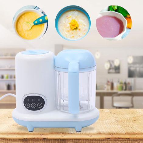 Machine de cuisson à la vapeur multifonctionnelle pour bébé, mélangeur de purée de fruits, chauffage à la vapeur rotatif à 360 °, 10 000 tr / min