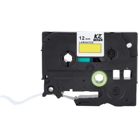Ruban d'étiquettes compatible Brother P-touch 12mm - 6 couleurs KZE 231 431 531 631 731 (1/5)