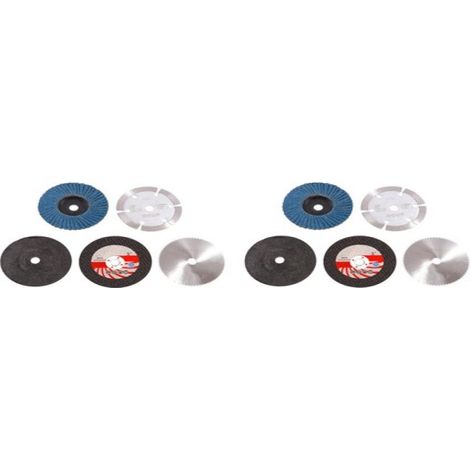 Irovami Kit de 10 disques à meuler et à découper le métal de 75 mm pour meuleuse d'angle Little Steel Hero 75 x 10. (1/5)
