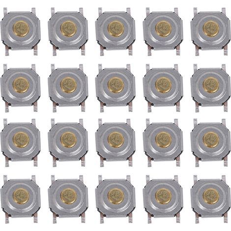 Interrupteur tactile bouton-poussoir en cuivre étanche SMD 4 x 4 x 1.5mm avec 200 pièces (1/5)