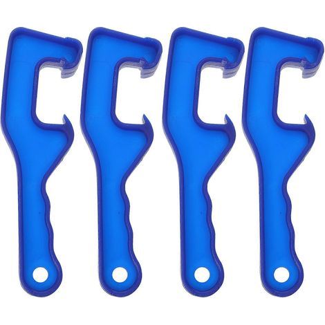 Ouvre-couvercle de seau en plastique, ouvre-boîte de peinture, outil clé pour ouvrir les seaux, décapsuleur-20.00X6.00X2.00CM (1/4)