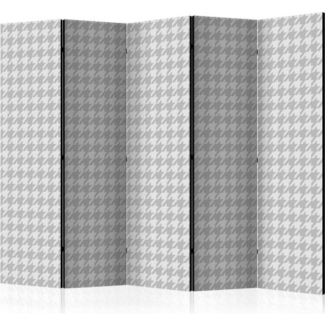 Paravent 5 Volets "Dogtooth Check" 172x225cm (1/2)