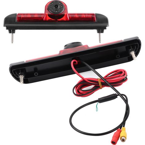 Caméra de recul pour Fiat Ducato, angle large 170°, feu stop LED intégré, étanche IP68, vision nocturne, aide au stationnement, accessoire auto qualité premium (1/5)