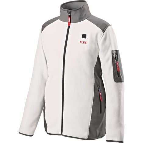 FLEX Akku-Heizjacke Fleece TF White 10.8/18.0 Lady ohne Akkus/Ladegerät, Ausführung: 512.192, Größe L