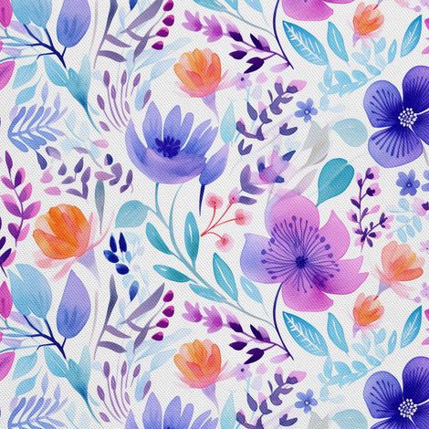 Tela decorativa para exteriores Oxford - Estampado floral - DX2045 (1/5)
