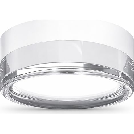 Plafoniera LED da Esterno IP65 9W 960LM Tonda Bianca CCT Switch 2800K 4000K 6000K Lampada Soffitto o Parete per Balcone Terrazzo Bagno Ingresso