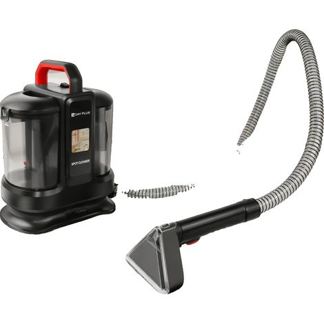 Aspirateur nettoyeur, réservoir d'eau propre de 1,2 L, réservoir d'eau sale de 0,6 L, puissance de 400 W, design portable, longueur de cordon de 4 m (1/5)