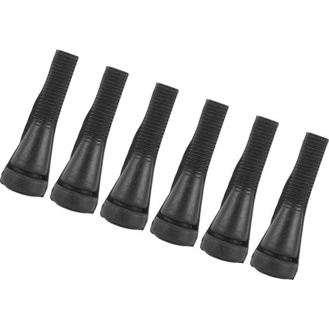 100 doigts en caoutchouc pour plumeuse volaille, remplacement picots déplumage canard poulet oie, noir (1/5)