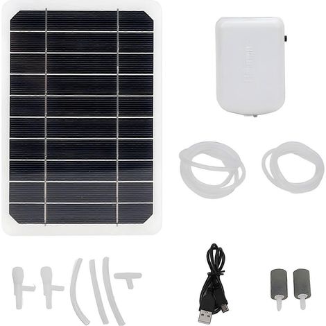 Cette pompe à oxygène solaire économe en énergie utilise du silicium monocristallin, convient à divers types de plans d'eau, fonctionne de manière économique et efficace, et est disponible en plusieur (1/5)