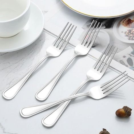 Fourchette - Inoxydable - 20 cm - Pour Table - 24 Pièces (1/5)