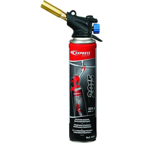 Chalumeau soudeur à flamme bi-gaz – 2 kW pour brasage tube cuivre jusqu'à 18 mm – Autonomie 80 min – 343