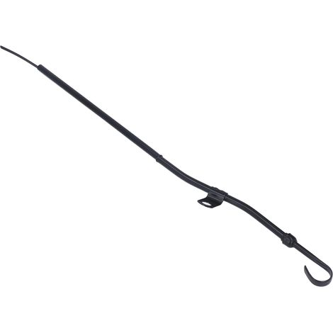 Jauge d'huile en tube d'acier inoxydable, outil de niveau d'huile de rechange pour moteur Ford 302 351C Cleveland, noir, mesure précise, compatible pièce automobile robuste (1/5)