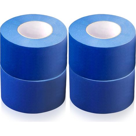 Ruban de peintre bleu 4 pièces, ruban 15mm  50m, ruban de masquage artisanal (1/5)