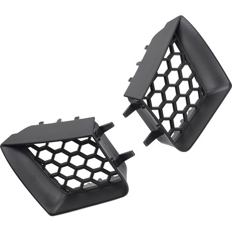 grilles supérieures de pare-chocs avant gauche et droite, noir mat, de remplacement pour Seat Ibiza Cordoba 6L 2002-2009 (1/5)