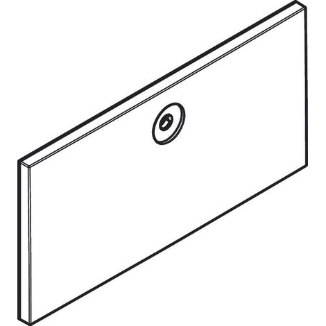 Hansgrohe Taste square oben für 3 Verbraucher, Oberfläche: Mattschwarz, 94946670