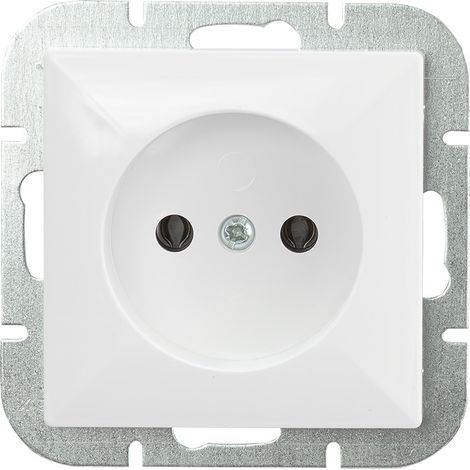 PERŁA GNIAZDO POJEDYNCZE P/T B/U BIAŁE - E+9000155