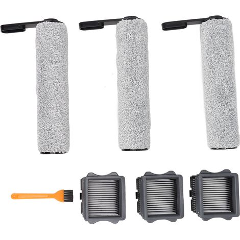 Pièces détachées pour aspirateur Tineco S5 : brosse rotative, filtre à air haute efficacité avec filtre à particules et brosse de nettoyage (1/5)