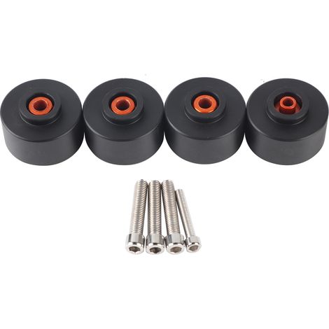 Protecteur de Cadre en Aluminium CNC pour Motos 125/200/390 - 4 Pièces (Roue Avant & Arrière) (1/5)