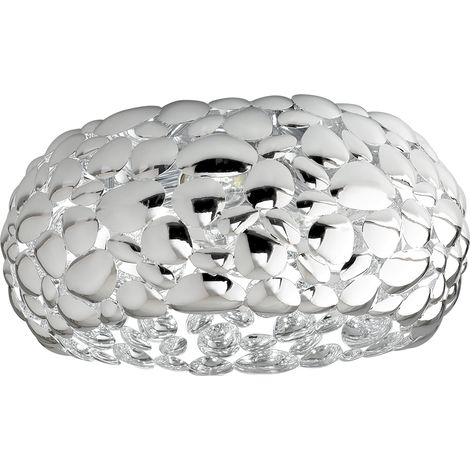 Plafoniera DIONISO in metallo cromato 48 cm. (1/2)