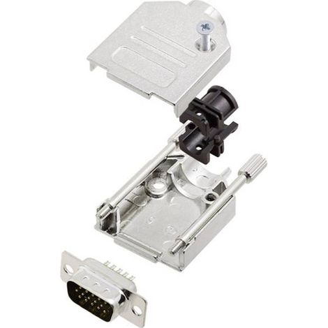 Amphenol L17DTZK09+L717HDE15P KIT connettori maschio SUB-D 180 ° Numero Poli (num): 15 Punte a saldare 1 pz.