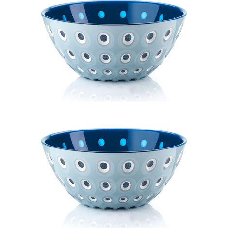 GUZZINI Set 2 Ciotoline Le Murrine in San D 12,5 Cm Azzurro, Bianco, Blu