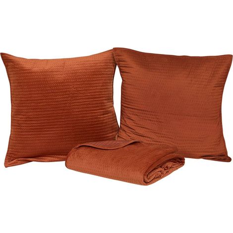 Copriletto lilou in terracotta 260x240cm - Atmosphera créateur d'intérieur (1/5)