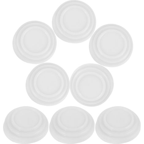 8Pièces Protecteurs Amortisseurs Porte Silicone Durables (1/2)