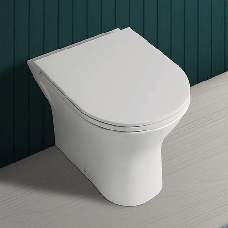 Water filomuro serie Feeling senza brida in ceramica bianco matt (1/5)