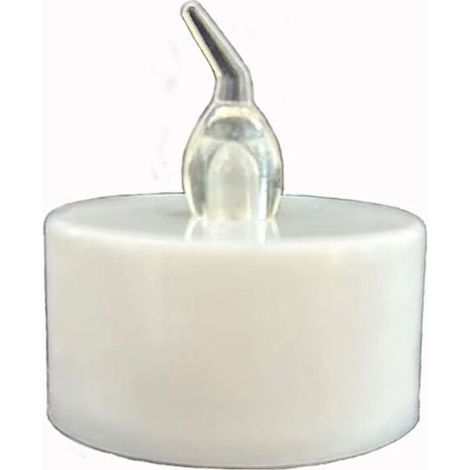 Bougies chauffe-plat alimentées par télécommande, bougies vacillantes sans flamme, 24 pièces