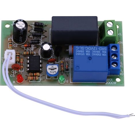 Module relais temporisé 220 V avec fonction de déclenchement et sortie directe (1/5)