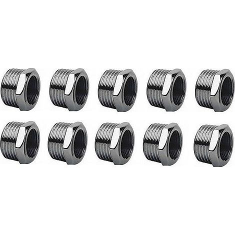 RÉDUCTEUR CHROME 1/2 X 3/8 POUCE CHROME (1/2)