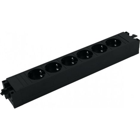 Bachmann 906.12640 multiprise 6 prises AC Indoor Noir