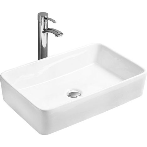 Mexen Catia lavabo sobre encimera de 58 x 37 cm, blanco - 21315800 (1/2)