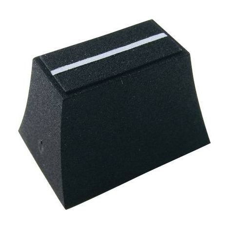 Tête de bouton à glissière Cliff CP3193 noir (L x l x H) 20 x 14 x 13 mm 1 pc(s) (1/2)