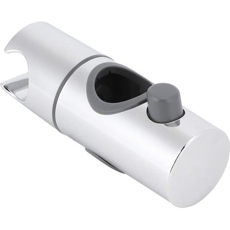 Support de douchette à main, support de douche rotatif à 360° réglable pour pommeau de douche 25 mm, barre coulissante sans perçage, ABS chromé (1/5)