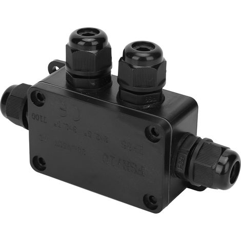 Boîte de jonction étanche IP66 FSH710-4P, connecteur électrique avec joint silicone pour câbles 4-8mm, protection extérieure robuste (1/5)