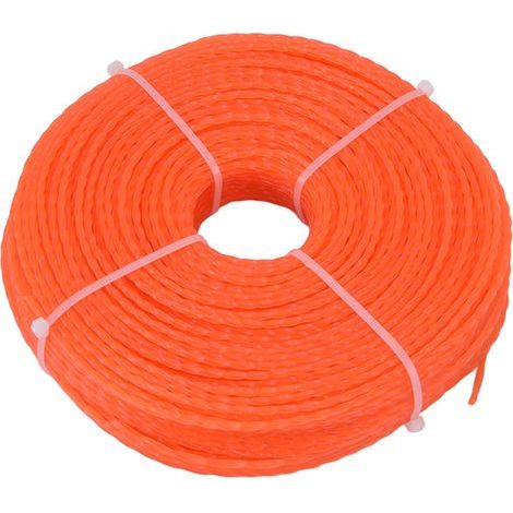 Fil de coupe 2mm pour débroussailleuse, bobine verte 30m compatible Husqvarna, coupe-herbe et tondeuse. (1/5)