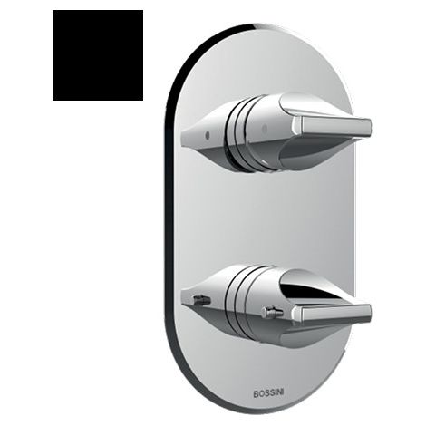 Parties externes pour mitigeur thermostatique universel noir mat Apice - Bossini Z00500073