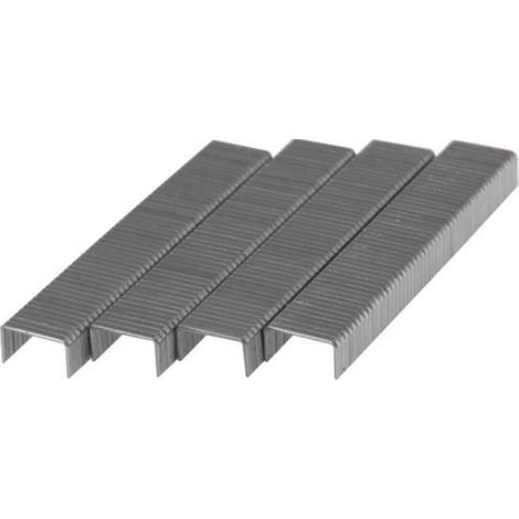DEDRA Klammern 8 mm - 1000 Stück, verzinkt, für Polstertacker (1/2)