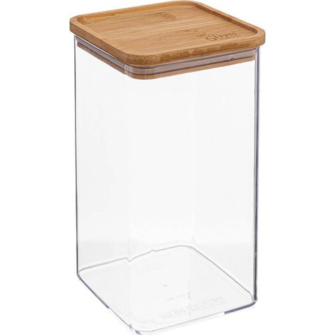 Vorratsdose quadratisch bambusdeckel eske 1,5l - 5five (1/3)