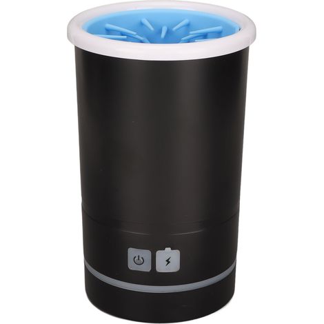 Lave-pattes électrique automatique pour chiens, rapide et efficace, chargement USB, pour la maison et les animaleries. (1/5)