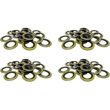 Convient aux paquets de 80 joints de bouchon de vidange d'huile moteur 016393/016454, applicable à... (1/4)