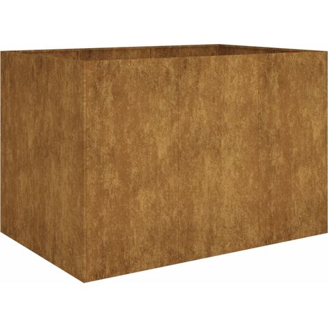 Fioriera Rialzata da Giardino 120x80x80 cm in Acciaio Corten vidaXL (1/5)