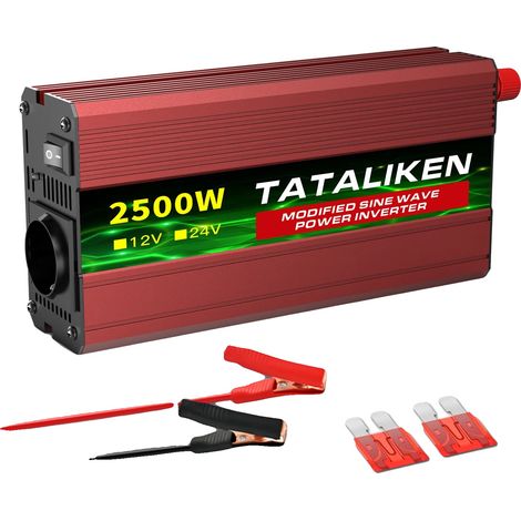 Inverseur, Affichage Numérique, Ventilateur à Contrôle de Température, 12V 2500W 220V50HZEU (1/2)